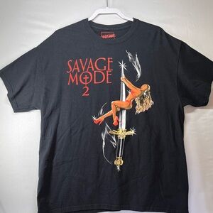 Savage Mode 2 Black Graphic Tee